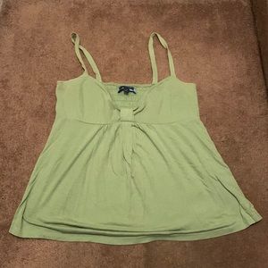 XL AMERICAN EAGLE Green sweetheart tank top